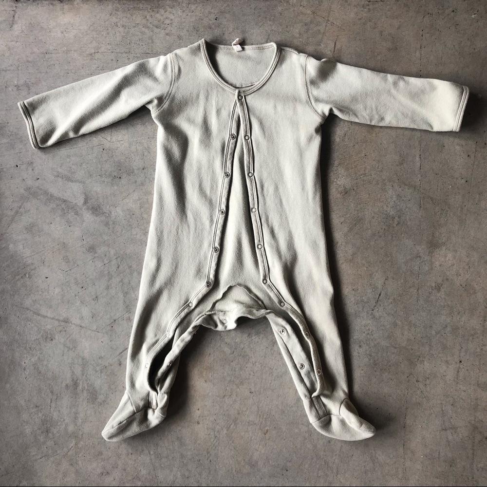 Quincy Mae Organic Cotton One Piece footie (Laurel)